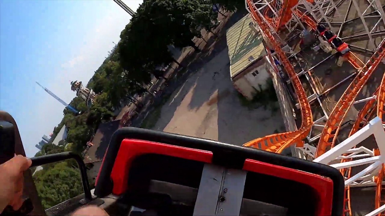 Megablitz Roller Coaster (Wiener Prater Amusement Park - Vienna, Austria) - 4k Roller Coaster POV Video