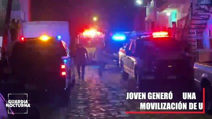 Un joven de 20 años de edad, armó un escándalo por una lesión en la oreja tras una pelea callejera