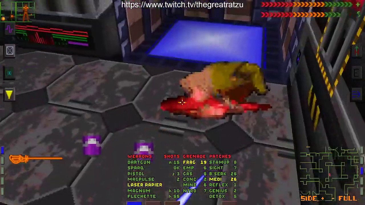 Chatzu Plays System Shock (1994) Episode 8 - Firin Mah Lazor