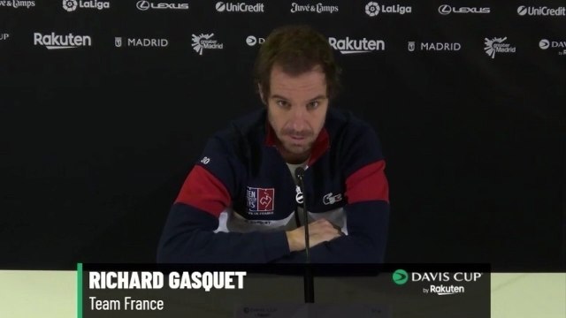 Coupe Davis 2021 - Richard Gasquet : Si ça se joue en France, c'est sûr que c'est différent mais ça n'excuse rien, je n'ai pas été très bon !