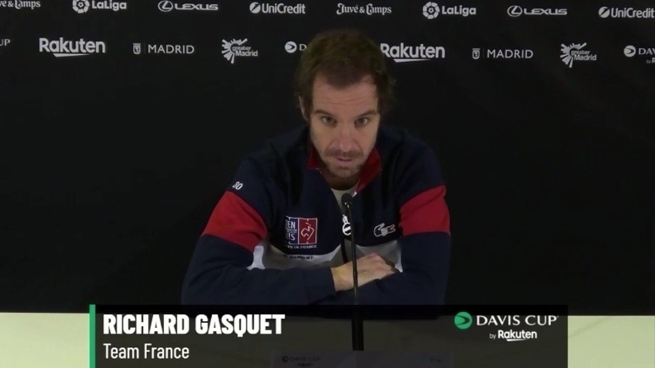 Coupe Davis 2021 - Richard Gasquet : "Si ça se joue en France, c'est sûr que c'est différent mais ça n'excuse rien, je n'ai pas été très bon !"