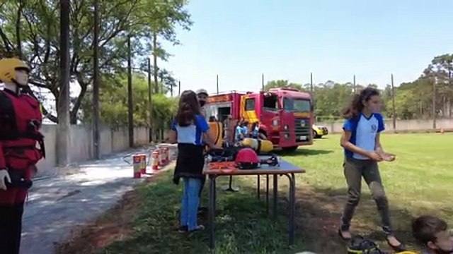 Alunos do Proerd visitam a 6ª Companhia Independente da Polícia Militar