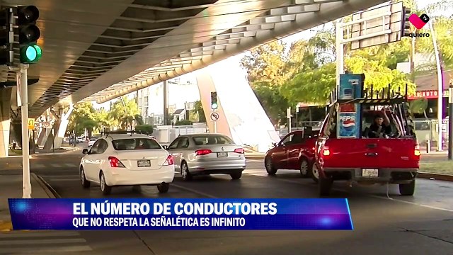 Sobre las avenidas López Mateos y Lázaro Cárdenas existen cuatro vueltas prohibidas que muchos no respetan.