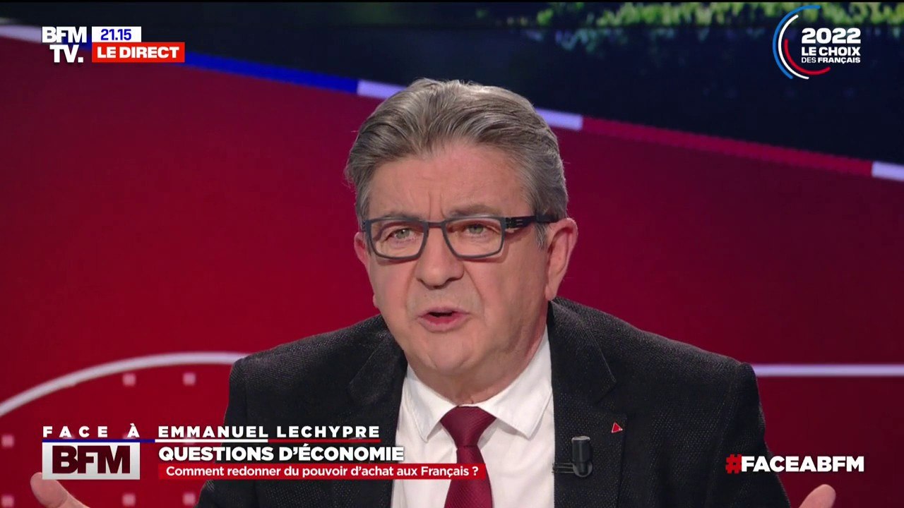 Pour Jean-Luc Mélenchon, "il faut manger au total moins de viande", mais en manger "de meilleure qualité"