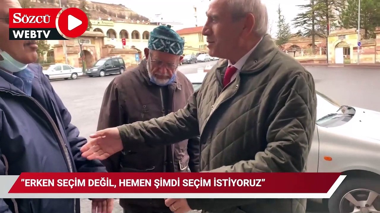 CHP’lilere ekonomiden dert yanan vatandaş: Erken seçim değil, hemen şimdi seçim istiyoruz