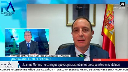 ¿Habrá adelanto electoral? Francisco Ocaña (VOX Andalucía) responde