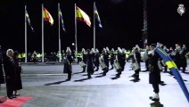 La cariñosa despedida de Felipe VI y Letizia de los Reyes de Suecia antes de regresar a España