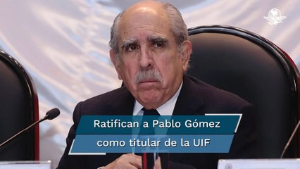 Pablo Gómez es ratificado como titular de la UIF por el pleno de la Cámara de Diputados