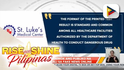 St. Luke's, hinimok ang publiko na huwag makisali sa fake news online