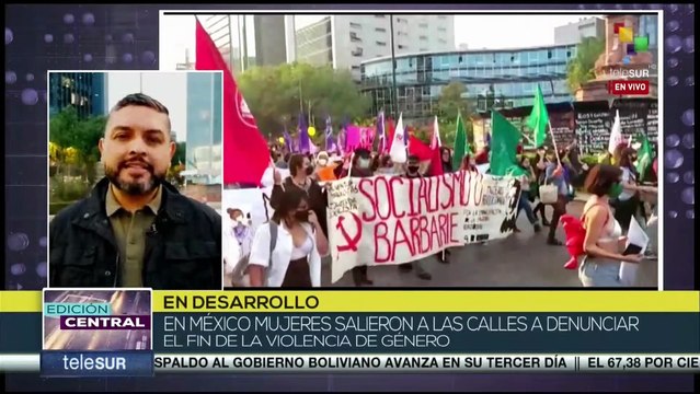 Mujeres mexicanas salieron a las calles a denunciar fin de la violencia de género