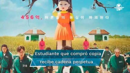 Condenan a muerte a hombre por distribuir copias del "Juego del Calamar"