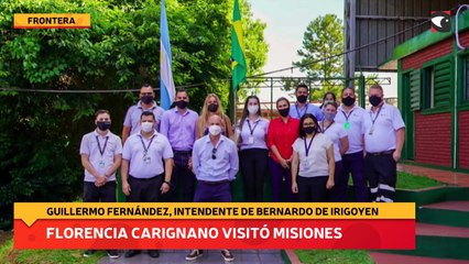 Florencia Carignano visitó Misiones