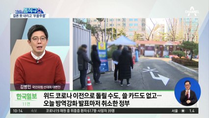 결론 못 내린 ‘방역대책’…비상 계획 발표 연기