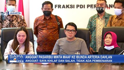 Cium Tangan dan Peluk, Anggiat Pasaribu Minta Maaf ke Ibunda Arteria Dahlan