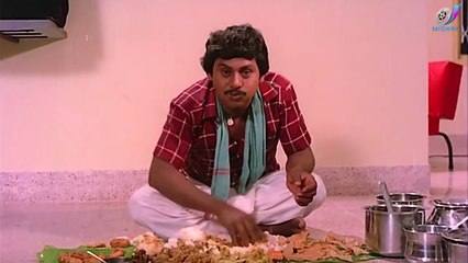 Ramarajan, Goundamani Senthil Comedy - Paattukku Naan Adimai Ramarajan Eating Comedy | இதுக்கு முன்னாடி நீ சோத்த பாத்ததே இல்லையா