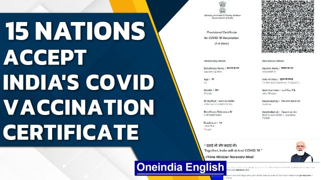 15 more countries recognise India's Covid-19 vaccination certificate, says MEA | Oneindia News