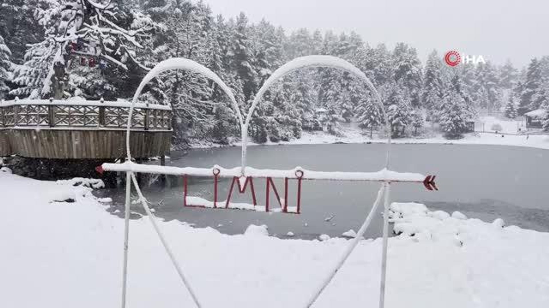 Son dakika haberleri: Limni Gölü'nden eşsiz kar görüntüleri - Dailymotion  Video