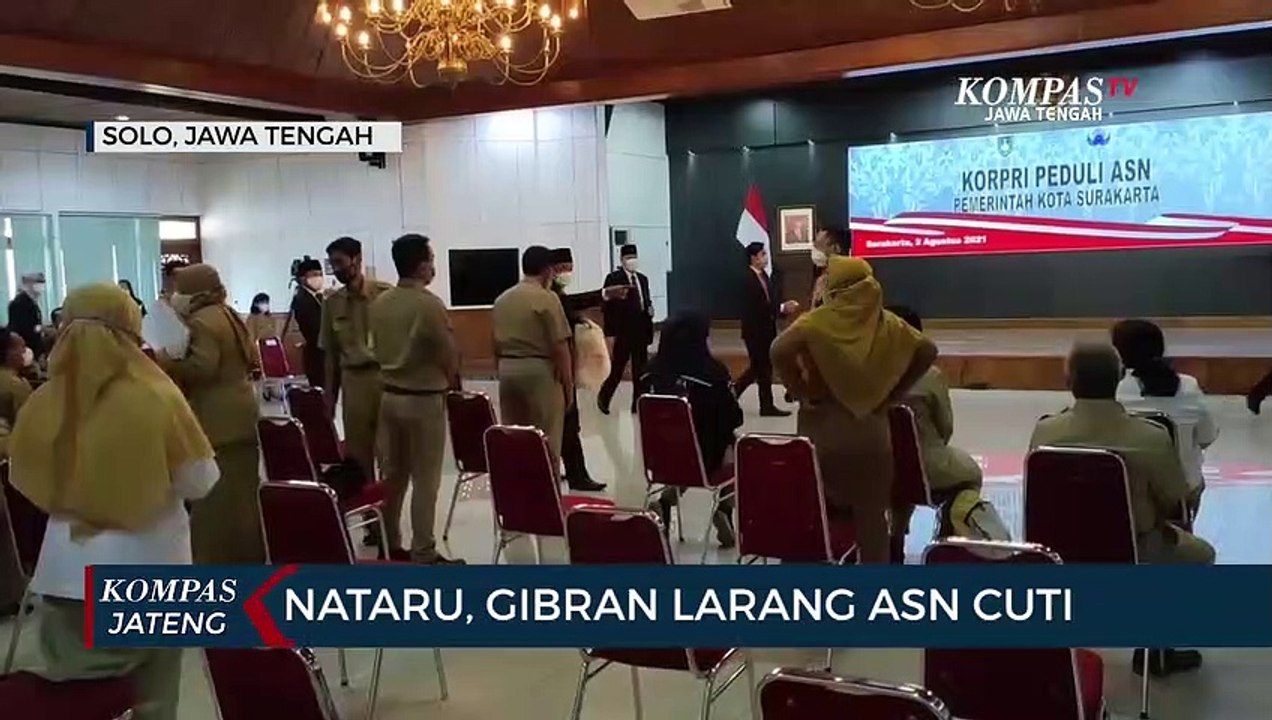 Nataru, Gibran Larang ASN Cuti