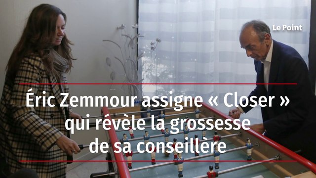 Éric Zemmour assigne « Closer » qui révèle la grossesse de sa conseillère
