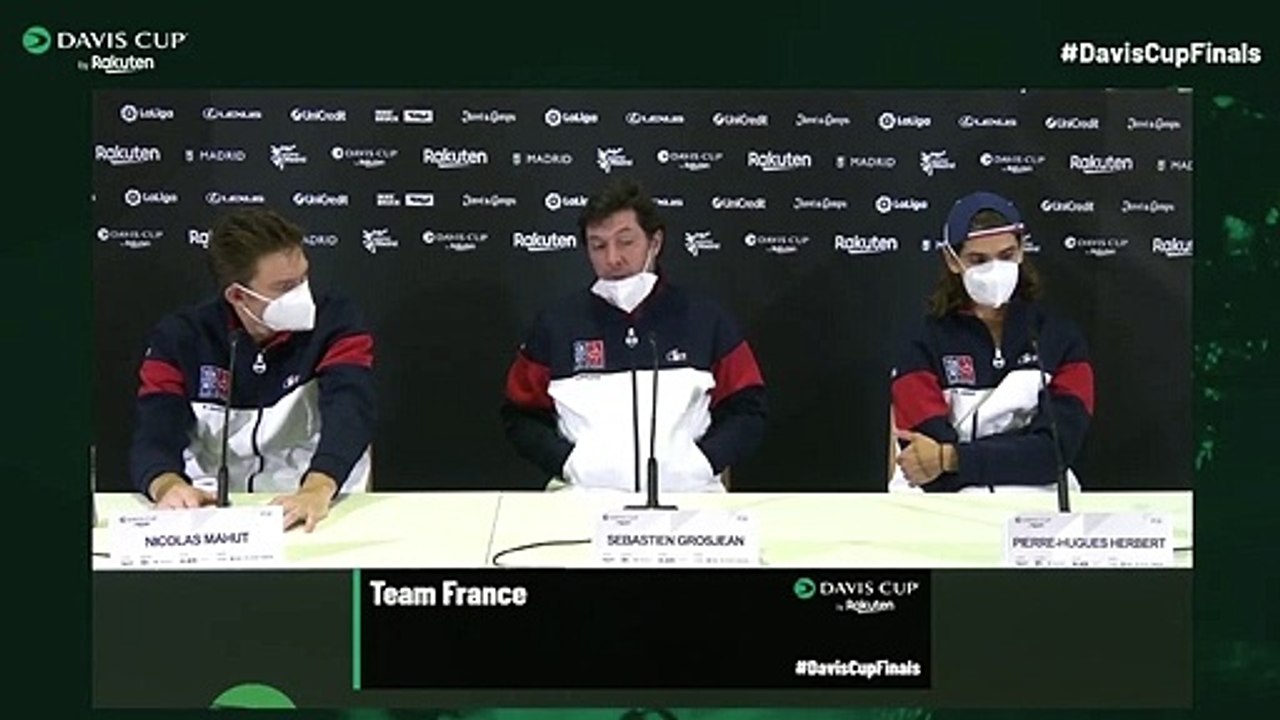 Coupe Davis 2021 - Sébastien Grosjean : "Ça a été long et difficile mais je je suis très fier de mes joueurs !"