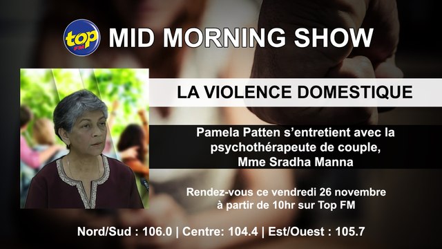 Mid Morning Show : La violence domestique Pamela Patten