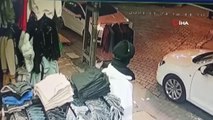 Esenyurt'ta hırsızlar sahibinin gözü önünde arabasını böyle çaldı