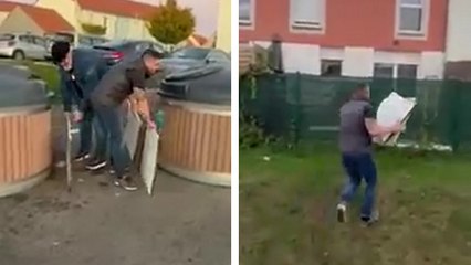 Un Maire renvoie des déchets déposés sauvagement