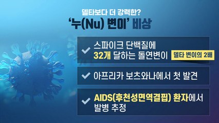 [뉴스큐] 뉴 변이의 시작?...세계 공포에 떨게 하는 '누 변이' / YTN