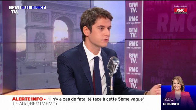 Gabriel Attal: Un nouveau protocole sanitaire en entreprise va être publié lundi