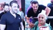 फिल्म 'अंतिम' के प्रीमियर पर सलमान खान को बुजुर्ग महिला फैन ने दिया आशीर्वाद