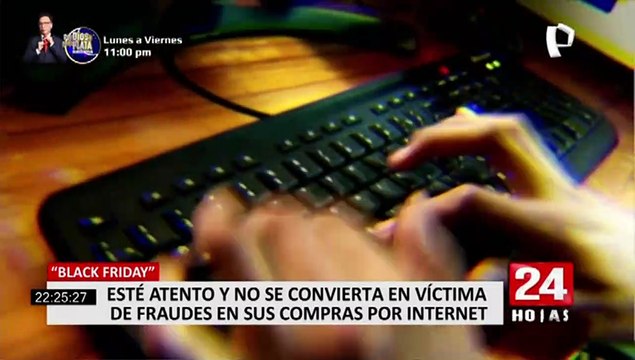 Policía da detalles de medidas preventivas para evitar fraudes durante Black Friday