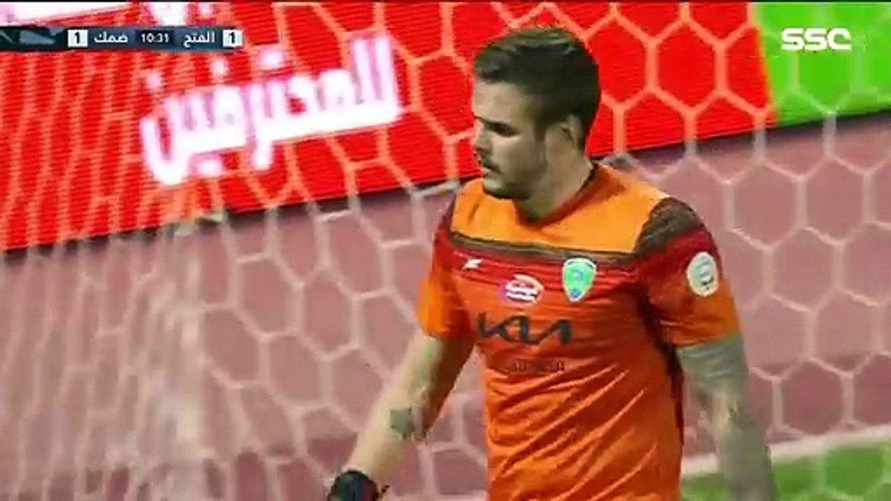 أهداف مباراة ضمك والفتح