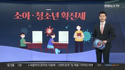 [그래픽뉴스] 소아·청소년 확진세