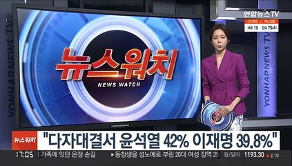 "다자대결서 윤석열 42% 이재명 39.8%" [KSOI]