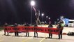 "Black Friday exploits People and Planet" - Extinction Rebellion blockade the Amazon fulfilment centre in Dartford, Kent and 13 sites across the UK