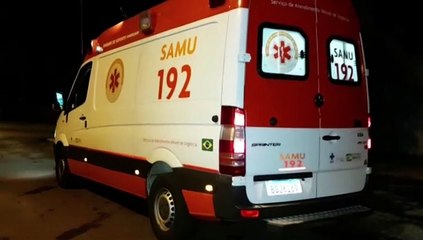 Idosa com hipertensão é socorrida pelo SAMU no Santa Felicidade