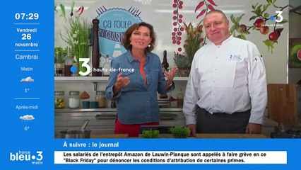 26/11/2021 - Le 6/9 de France Bleu Nord en vidéo