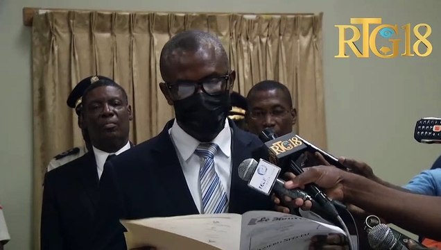 Enstalasyon Me. Josué Pierre-Louis kòm nouvo sekretè jeneral laprezidans ki ranplase Lyonel Valbrun.