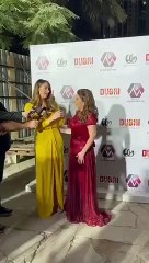 لقاء انابيلا هلال وماجدة الرومي بدبي