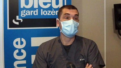 Le Dr David Costa, médecin coordinateur du centre de vaccination des Costières à Nîmes