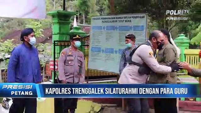 Peringati Hari Guru, Kapolres Trenggalek Sambangi Guru-guru
