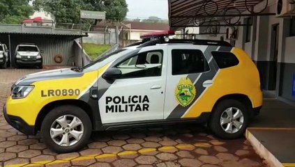 Polícia Militar encontra pistola abandonada em estacionamento no Centro