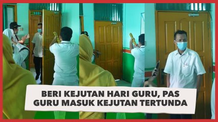 Niat Mau Beri Kejutan Hari Guru, Pas Guru Masuk Kejutan Tertunda Gegara Ini