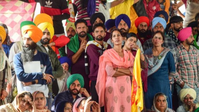 Meeting at Singhu border on ongoing farmers' protests