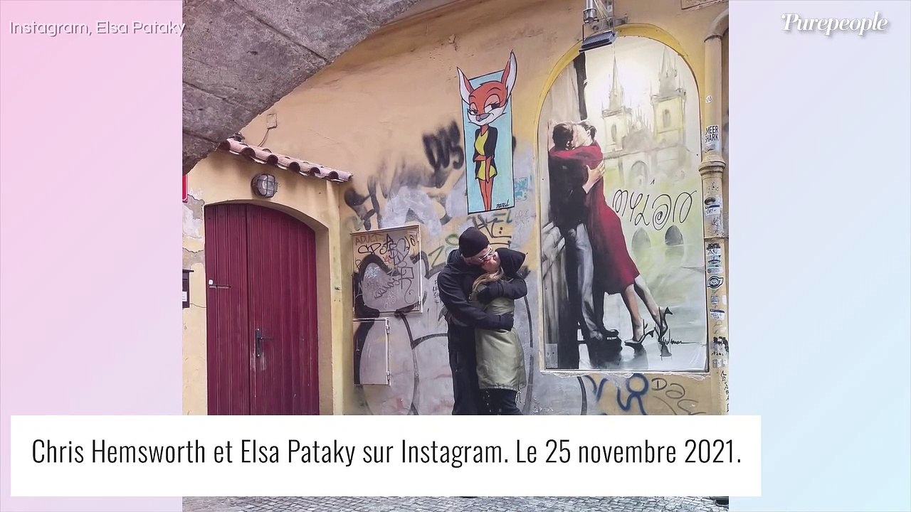 Chris Hemsworth et Elsa Pataky plus amoureux que jamais : tendres baisers dans les rues de Prague