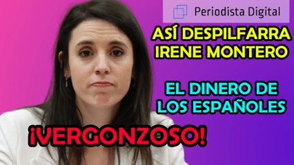 VERGONZOSO: VOX saca a la luz las memeces en las que gasta nuestro dinero Irene Montero