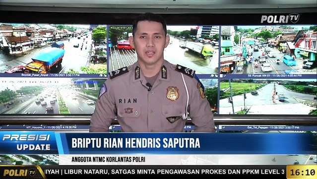 PRESISI Update 16.00 : Live Pantauan Arus Lalu Lintas NTMC Petang (26/11/2021)