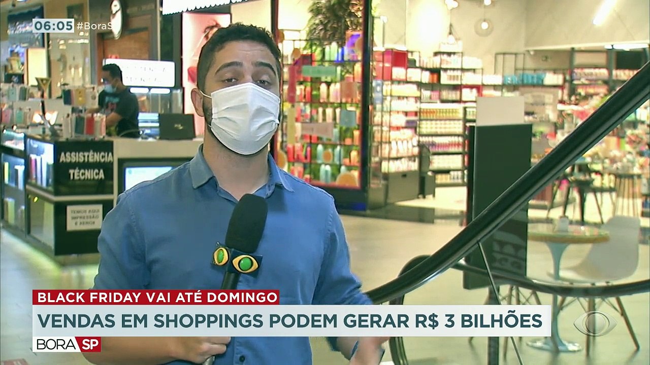 Muita gente tem aproveitado a Black Friday para antecipar as compras de natal. E os shoppings estão otimistas com o resultado das vendas.
