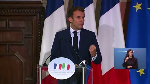 Trattato del Quirinale, Macron: Europa sia più forte e sovrana