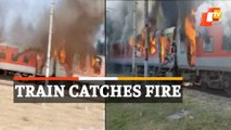 Durg-Udhampur Express Catches Fire In Madhya Pradesh